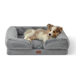 Bedsure Orthopedic Medium Size Dogs - 28"L X 23"W 6.5"TH, Grey. Fixed Price $78.29.