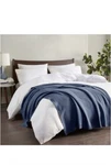 Ink + Ivory Bree Indigo Knit Throw Blanket 50 X 60 Nip. Fixed Price $23.74.
