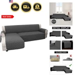 Sectional Couch Covers For Dogs Shape Sofa Reversible Slipcover .... Fixed Price $78.99.