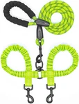 Iyoshop Dual Dog Leash - 360 Swivel, No Tangle Walking With Shock Ab. Fixed Price $30.32.