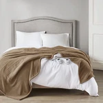 Reversible Heated Blanket - Fleece & Sherpa, Fast Heat, Auto Shut Off, Queen. Fixed Price $209.99.