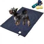 Travel Mat Camping Bed For Dogs 37.4"X25.6" Blue. Fixed Price $39.74.
