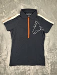 Horseware Polo Shirt Womens Xs Blue 1/4 Zip Sporty Flamboro Equestrian Top. Fixed Price $19.99.