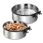 Dog Kennel Bowls For Crates, Shineme 54OZ & 34OZ Food And Wate.... Fixed Price $27.69.