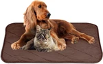 Large Coffee Brown Fluffy Self Warming Cat Mat Heated Thermal Dog Blanket Non-sl. Fixed Price $15.99.