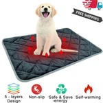 Thermal Mat Self Warming Heating Hot Pad For Pets Cat Dog Bed Non-slip. Fixed Price $13.29.