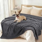 Luciphia Waterproof Blanket For Large Dogs Ultra-soft Calming Cut Pile Flann. Fixed Price $34.79.