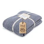 Gold Case Turkish Bed Blanket 100% Recycled Cotton Queen For Mat. Fixed Price $79.49.