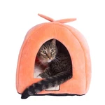 Armarkat Cat Bed Model C10HCS/MB Orange And Ivory. Fixed Price $44.63.