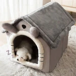 Indoor Warm Dog House Soft Pet Bed Tent Kennel Cat Washable Cushion. Fixed Price $47.99.