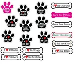 Adorable Paw Print And Bone Shape Car Refrigerator Magnet Dog Cat Pet Lover Gift. Fixed Price $9.95.