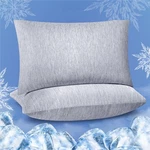 Fittia Cooling Pillow Cases For Hot Sleepers, Pack Standard 20X 26, Grey. Fixed Price $28.88.