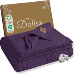 100% Organic Turkish Cotton Throw Blanket - Gots 50X60, Sweet Grape. Fixed Price $87.86.