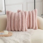 Neelvin Pink Faux Fur Cozy Soft Striped 18" (pack 2),. Fixed Price $39.59.