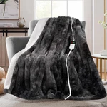 Maxeve Electric Heated Throw Faux Rabbit Fur Blanket With 8 Heating Levels & .... Fixed Price $64.27.