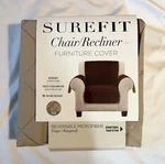 Sure Fit Pet Furniture Protector Recliner/chair Cover Reversible Taupe Burgundy. Fixed Price $20.87.
