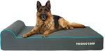 The Dog Bed Orthopedic Memory Foam With Headrest, Calming Surface. Fixed Price $227.99.