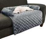 Petmaker Dog Couch Cover 35X35 Memory Foam Neck Bolster Quilted Water-resistant. Fixed Price $71.18.
