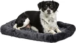 Midwest Homes For Pets Dog Bed Gray Faux Fur Bolster, Ultra-soft And Machine. Fixed Price $31.99.