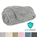 Waterproof Dog Cat Blanket Sherpa Fleece Pet Throw For Couch Protect Furniture. Fixed Price $29.99.