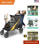 Stroller For Large & Medium - Easy Fold Dual Entry Pet With.... Fixed Price $359.97.