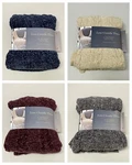 Karen Castles Home Collection Luxe Chenille Throw Cable Knit 50X60 " - New. Fixed Price $39.99.
