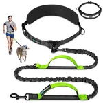Hands Free Dog Bungee Leash Adjustable Waist Belt For Large Walking Running. Fixed Price $27.99.