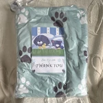 Newoem Waterproof Sherpa Fleece Dog Blanket Paw Print Durable X004EBZ5LV. Fixed Price $13.10.