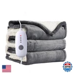 Soypipo Electric Blanket Full Size 72X84ULTRA-SOFT Flannel Sherpa 5 Heat. Fixed Price $57.58.