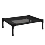 24.5" Elevated Dog Bed Cot Indoor Outdoor Pets Up To 25LBS Black. Fixed Price $24.99.