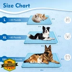 Somoya Blue Cooling Mat Xl 27.5X19.7 Ice Silk Dog Cat Bed. Fixed Price $20.00.