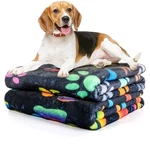Hahafelt 2PCS Dog Animal Paws Fleece Blanket For Pets Size 27.6 X 39.4 Inch. Fixed Price $16.14.