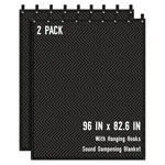 Amufon 2PCS Large Sound Dampening BLANKET,96" X 80" Absorbing Pack. Fixed Price $139.54.
