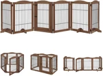 Extra Wide Pet Playpen With Walk-through Gate, 6 Panels, Foldable Design. Fixed Price $266.99.