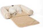 Pet Kendall Fluted Geo Cozy Couch Protector Bed, & Calming, Non-slip Bo. Fixed Price $51.99.