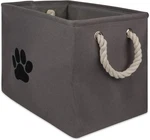 Pet Storage Collection Collapsible Bin, Small Rectangle, Gray. Fixed Price $20.99.
