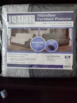 Linen Store Microfiber Furniture Protector Gray And White For Sofa. Fixed Price $9.00.