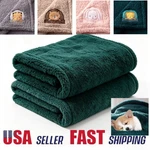 Washable Pet Blanket Fleece Dog Cat Bed Soft Sherpa Reversible Warm. Fixed Price $5.94.