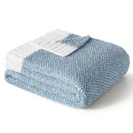 Twin Size Knit For Bed, Ultra Soft And Warm Reversible Woven Blankets.... Fixed Price $26.00.