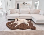 Puprug By Paw.com Faux Fur Orthopedic Dog Bed - Curve Brown. Fixed Price $339.99.