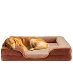Gianna Bed For X-large Size Dogs, Supportive Memory Foam Sofa, Brown. Fixed Price $42.95.