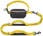 Iyoshop Hands-free Dog Leash W/zipper Pouch, Dual Padded Handles, Durable Bungee. Fixed Price $31.98.