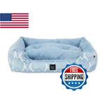 Nicole Miller New York Pet Mod Damask Plushy Bolster Bed, Cozy & Calming, No. Fixed Price $72.70.