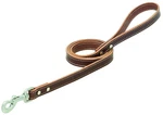 Terrain D.o.g. Bridle Leather Dog Leash, Brown, 1" X 6', Durable. Fixed Price $59.04.