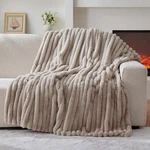 Lotus Karen Faux Fur Twin Blanket For Couch Cozy Soft Fluffy Fuzzy Linen. Fixed Price $64.22.