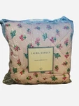 Vtg Rare Laura Ashley Celia Pink White Roses Comforter Set Twin 86X63. Fixed Price $180.00.