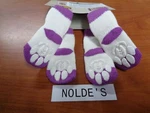 Woodrow Wear Size Small Power Paws Socks For Dogs Plum & White SKSD170 DS756 B4. Fixed Price $25.00.