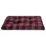 Vibrant Life Medium Pillow Dog Bed, Red And Black Plaid, 27" X 36". Fixed Price $30.00.