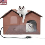 Heated Cat Bed Waterproof Insulated Pet House Smart Timer Overheat Protection. Fixed Price $38.67.