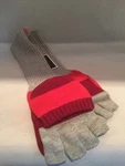 Juicy Couture Pop Top Mittens Winter Gloves Retails $58.00 Grey Multicolored. Fixed Price $20.00.